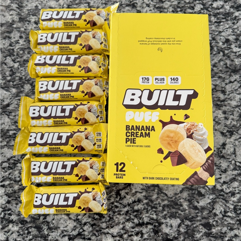 BUILT Puff Banana Cream x 20